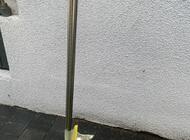 Grajewo ogłoszenia: Karnisz srebrny podwójny 240 cm - zdjęcie